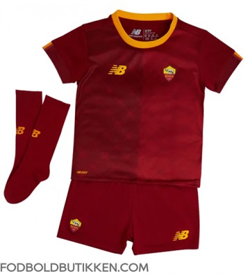 AS Roma Paulo Dybala #21 Hjemmebanetrøje Børn 2022-23 Kortærmet (+ Korte bukser)